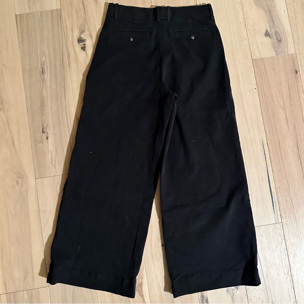 Everlane Wide Leg Crop Trousers | Size 6 - Picture 2 of 12